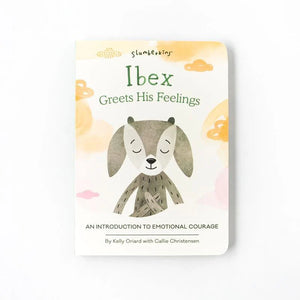 Ibex Greets His Feelings Board Book - Slumberkins