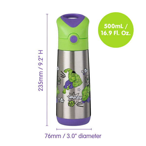 Marvel Hulk by b.box - 500mL insulated drink bottle - B Box