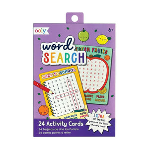 Activity Cards - Word Search - Ooly