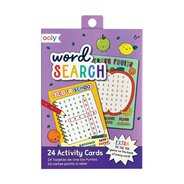 Activity Cards - Word Search - Ooly