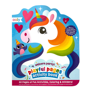 Playful Pages Activity Book – Unicorn Party - Ooly