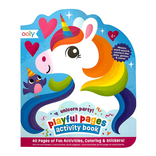 Playful Pages Activity Book – Unicorn Party - Ooly
