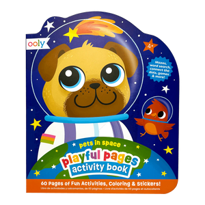 Playful Pages Activity Book – Pets in Space - Ooly