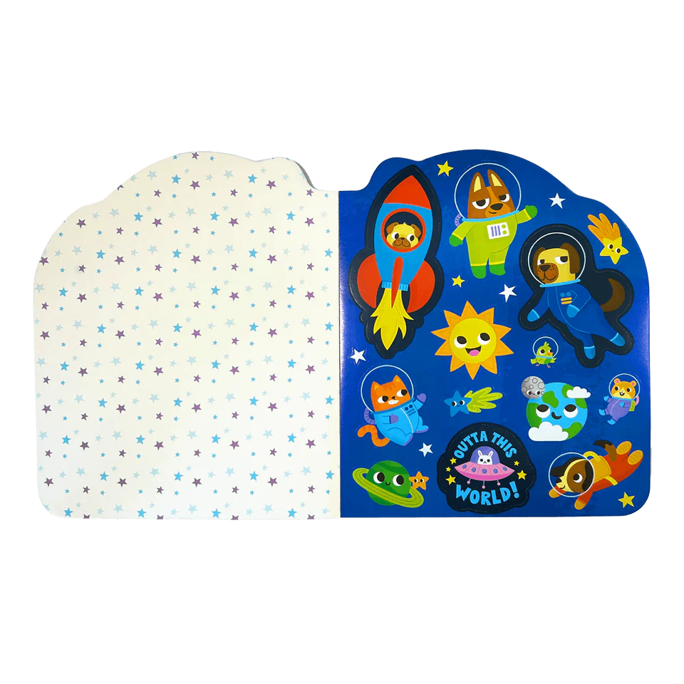 Playful Pages Activity Book – Pets in Space - Ooly