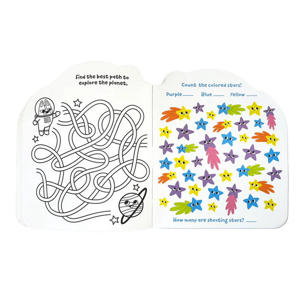 Playful Pages Activity Book – Pets in Space - Ooly