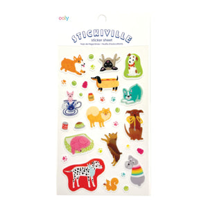 Stickers Stickiville – Quirky Dogs - Ooly DISCOUNTED
