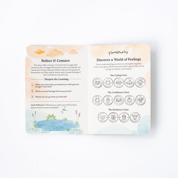 Ibex Feels Deeply Board Book - Slumberkins