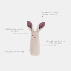 Baby Rattle, Powder - BIBS Denmark