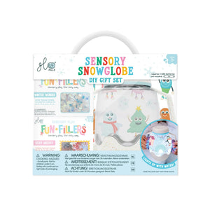 DIY Sensory Jar Gift Set - Sensory Snow globe - GLO Pals
