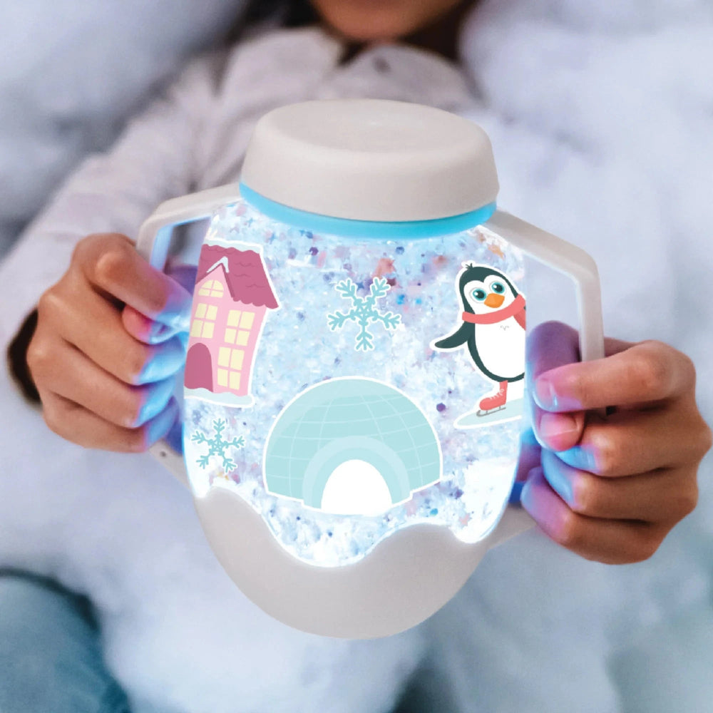 DIY Sensory Jar Gift Set - Sensory Snow globe - GLO Pals