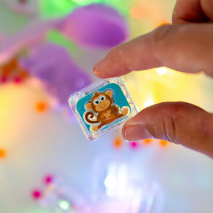 Limited Edition Light-Up Cubes, 6-Pack Zoo Animals - GLO Pals