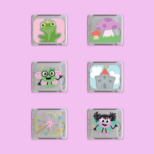 Limited Edition Light-Up Cubes, 6-Pack Fairies - GLO Pals