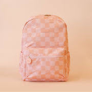 Peach Check Backpack - Fox & Fallow