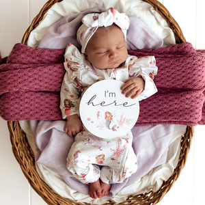 Mermaid & Lilac Milestone Cards - Snuggle Hunny