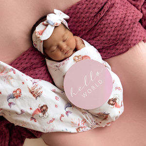 Mermaid & Lilac Milestone Cards - Snuggle Hunny