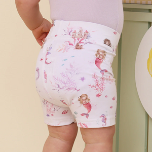 Mermaid Organic Bike Shorts - Snuggle Hunny