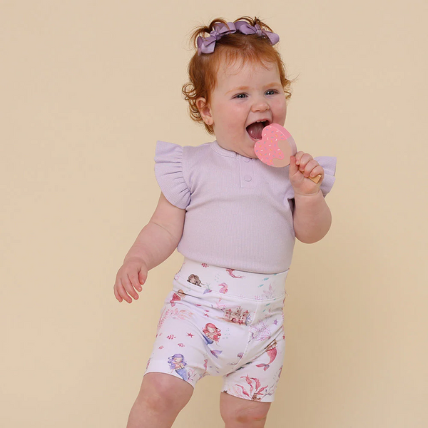 Mermaid Organic Bike Shorts - Snuggle Hunny