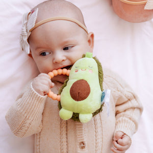Soothies Avocado Teether Rattle - Mary Meyer
