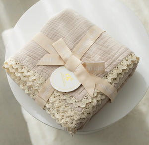 Classic Muslin Blanket - Oatmeal - Confetti Kidz