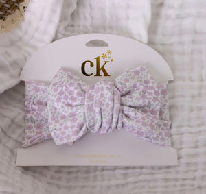 Oversized Knit Top Knot Garden Florals - Confetti Kidz