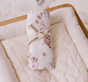 Sky Stallions - Organic Muslin Swaddle- Confetti Kidz