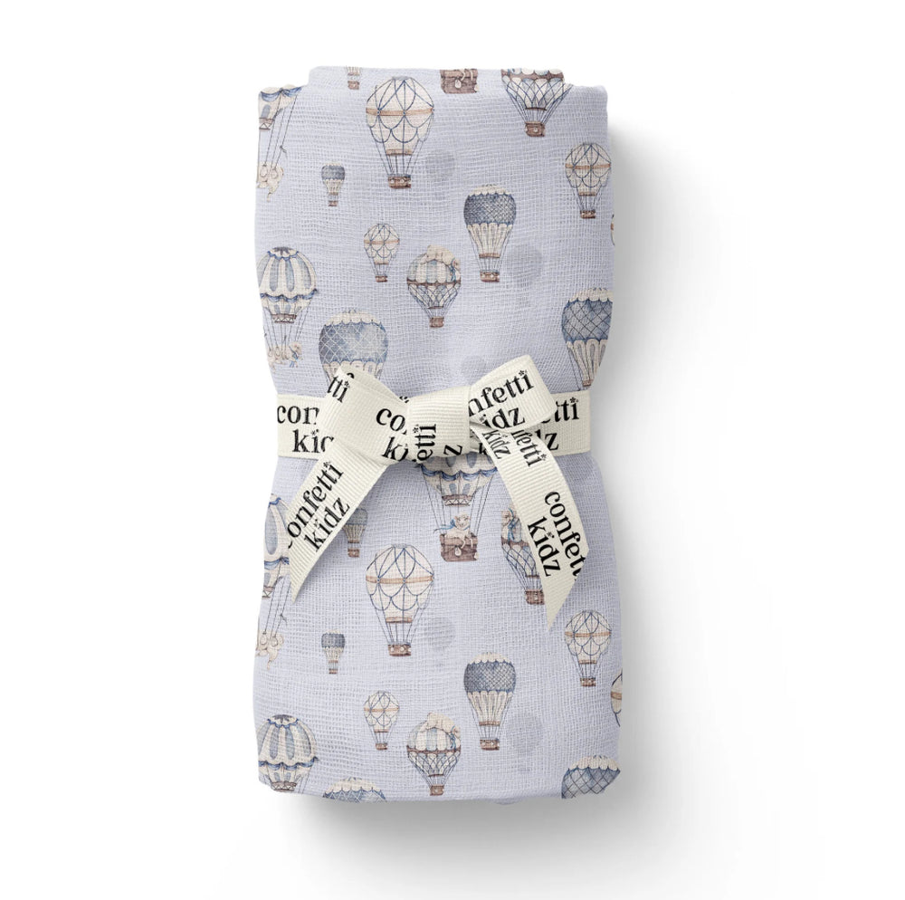 Dreamy Sheep - Organic Muslin Swaddle- Confetti Kidz