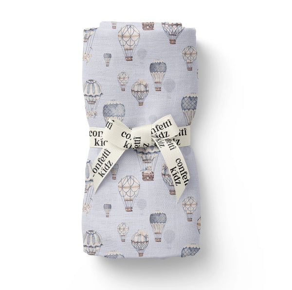 Dreamy Sheep - Organic Muslin Swaddle- Confetti Kidz