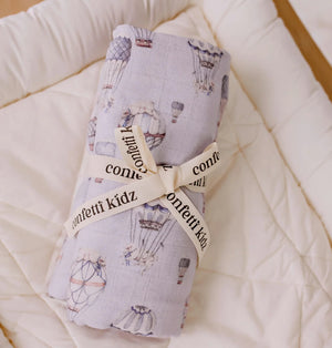 Dreamy Sheep - Organic Muslin Swaddle- Confetti Kidz
