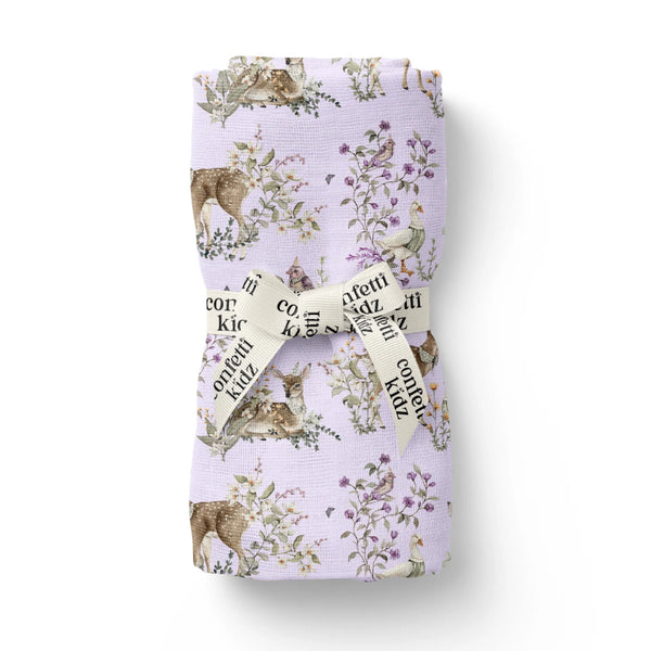 Enchanted Gardens - Organic Muslin Swaddle- Confetti Kidz