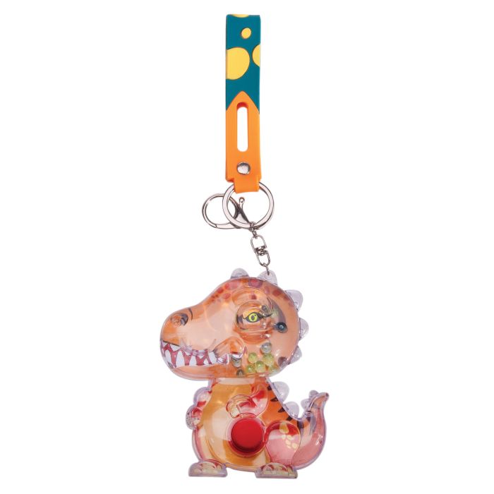 Water Filled Games Keychain - T Rex - IS GIFT
