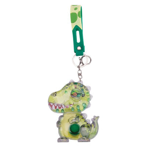 Water Filled Games Keychain - T Rex - IS GIFT