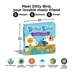 Musical Book - Nursery Rhymes - Ditty Bird