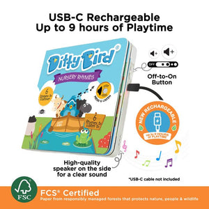Musical Book - Nursery Rhymes - Ditty Bird