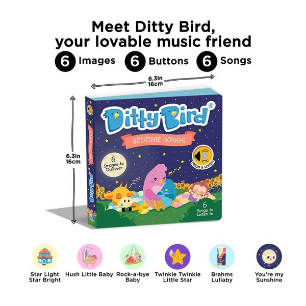 Musical Book - Bedtime Songs - Ditty Bird