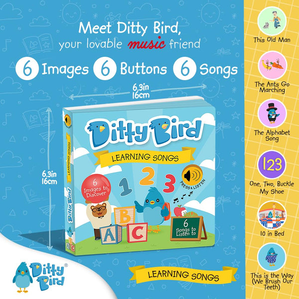 Musical Book - Learning Songs - Ditty Bird