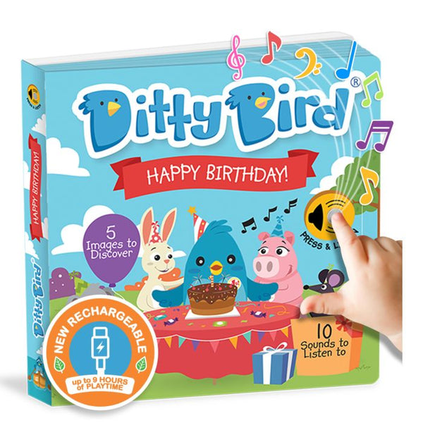 Musical Book - Happy Birthday - Ditty Bird