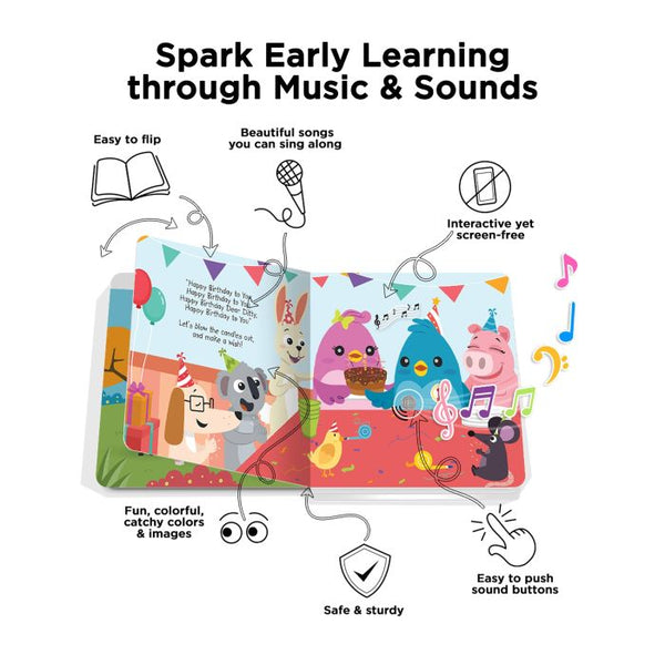 Musical Book - Happy Birthday - Ditty Bird