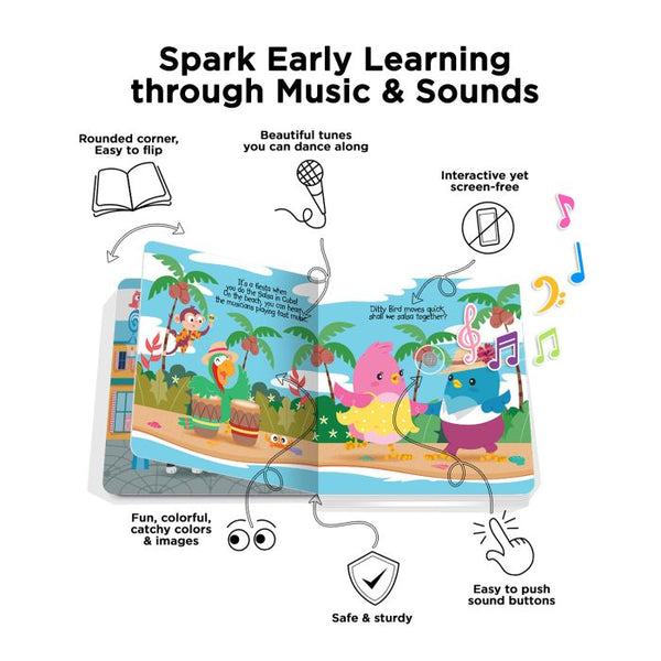 Musical Book - Music to Dance to - Ditty Bird