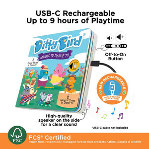Musical Book - Music to Dance to - Ditty Bird