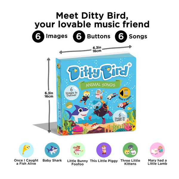 Musical Book - Animal Songs - Ditty Bird