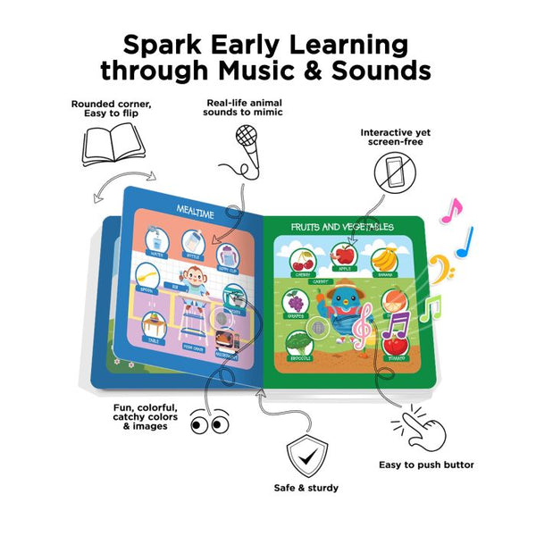 Musical Book - First 100 Words - Ditty Bird