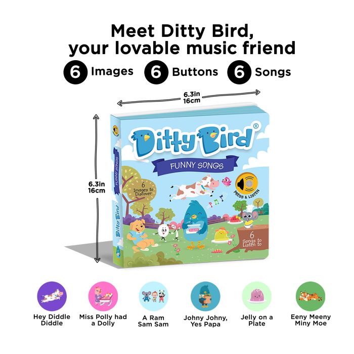 Musical Book - Funny Songs - Ditty Bird