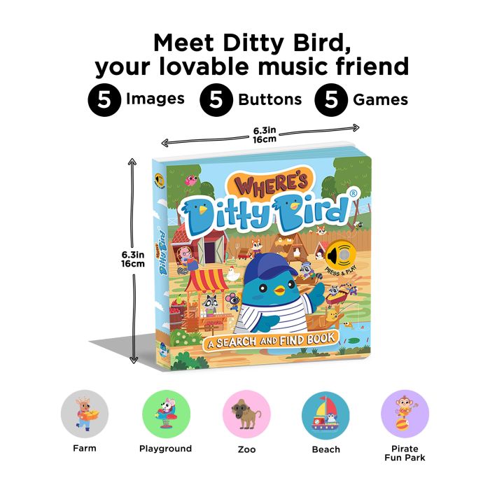 Musical Book - Where’s Ditty Bird? Ditty Bird