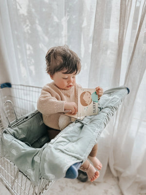 Double Trolley Liner - Sage Sunshine - Bambella Designs