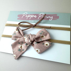 Bow Headband Duo - Elizabeth - Peppa Penny