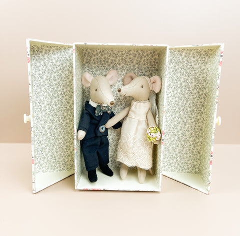 Mice Wedding Couple in Box - Maileg