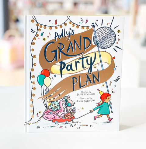 Polly's Grand Party Plan - Hardback Book