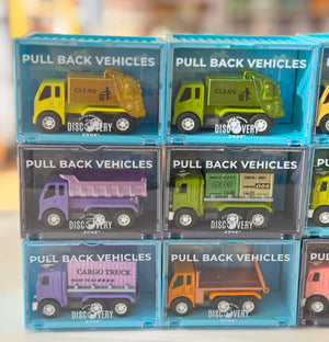 Pull Back Vehicles in container house - IS GIFT