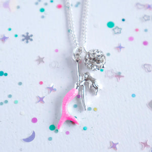 Pink Mermaid Necklace - Lauren Hinkley