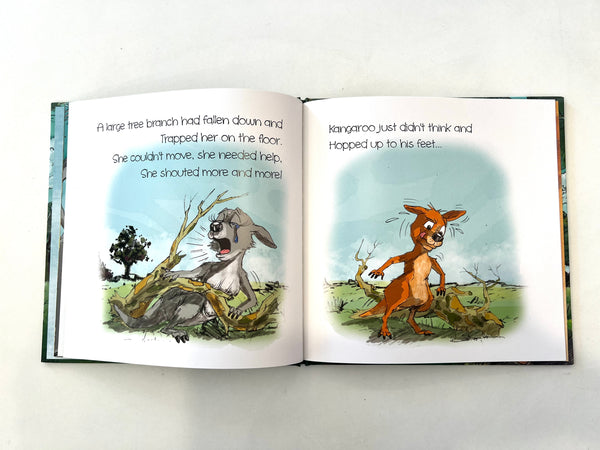 The Kangaroo That Couldn't Jump - Kids Book